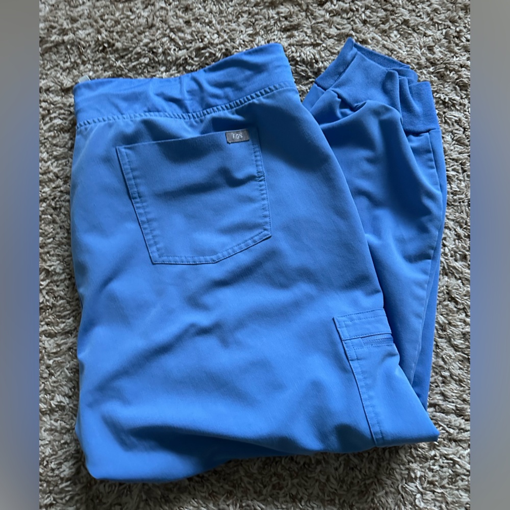 FIGS Zamora Joggers - Ceil Blue - XXL Petite